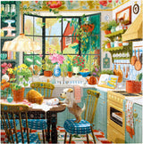 eeBoo: 1000pc Square Puzzle - Springtime Kitchen