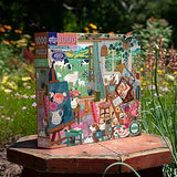 eeBoo: 1000pc Square Puzzle - Artists Cottage 1000