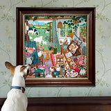 eeBoo: 1000pc Square Puzzle - Artists Cottage 1000