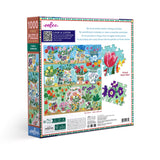 eeBoo: 1000pc Square Puzzle - Floral Cupboard