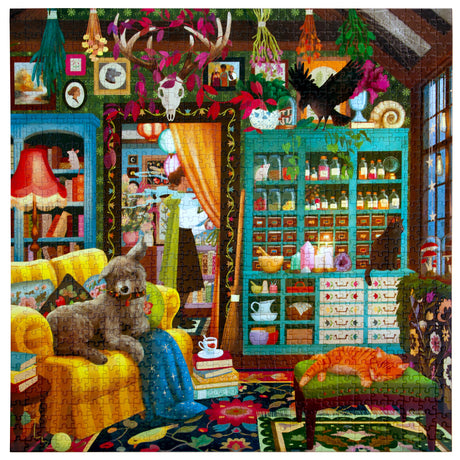 eeBoo: 1000pc Square Puzzle - Sorcerers Den