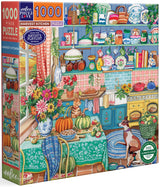 eeBoo: 1000pc Square Puzzle - Harvest Kitchen