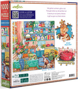 eeBoo: 1000pc Square Puzzle - Harvest Kitchen