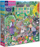 eeBoo: 1000pc Square Puzzle - French Flower Garden