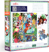 eeBoo: 1000pc Square Puzzle - Garden Party