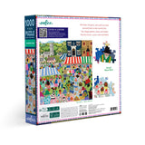eeBoo: Country Fair Square Puzzle - 1000pc