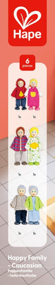 Hape: Happy Family of 6 - Caucasian