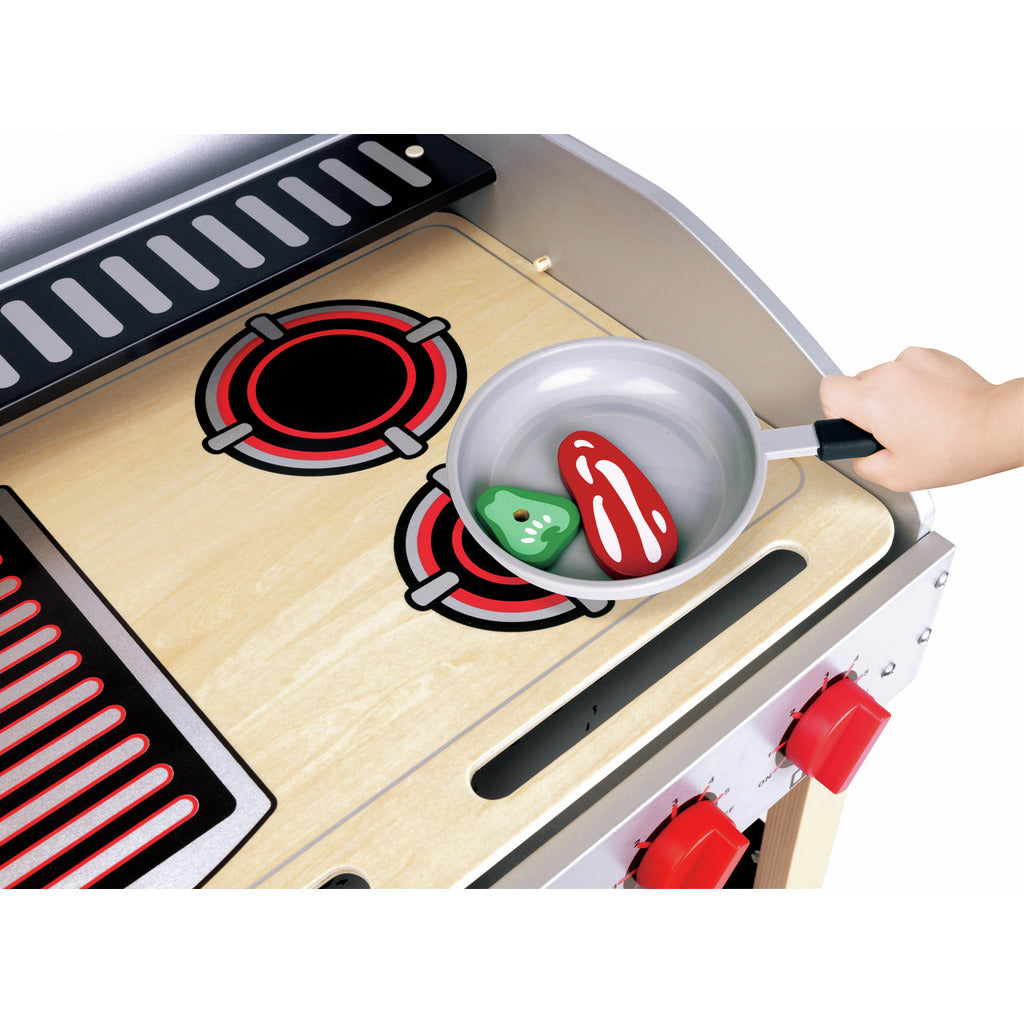 Hape: Play Essentials Gourmet Grill with Food