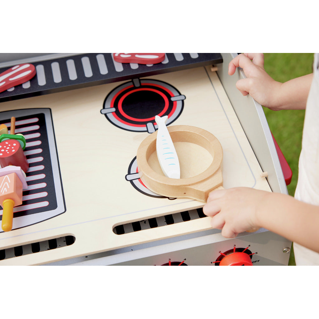 Hape: Play Essentials Gourmet Grill with Food