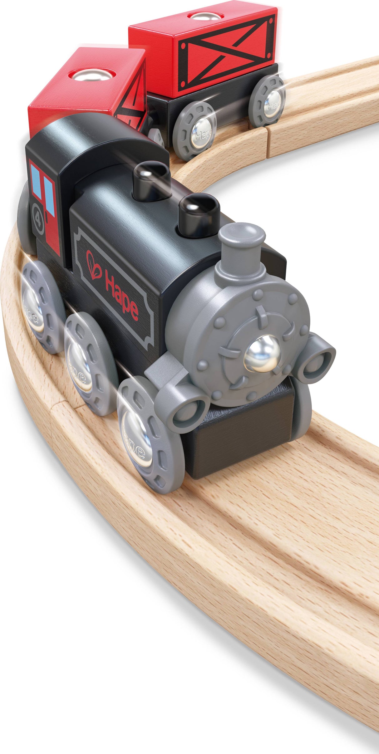 Hape: Steam-Era Freight Train