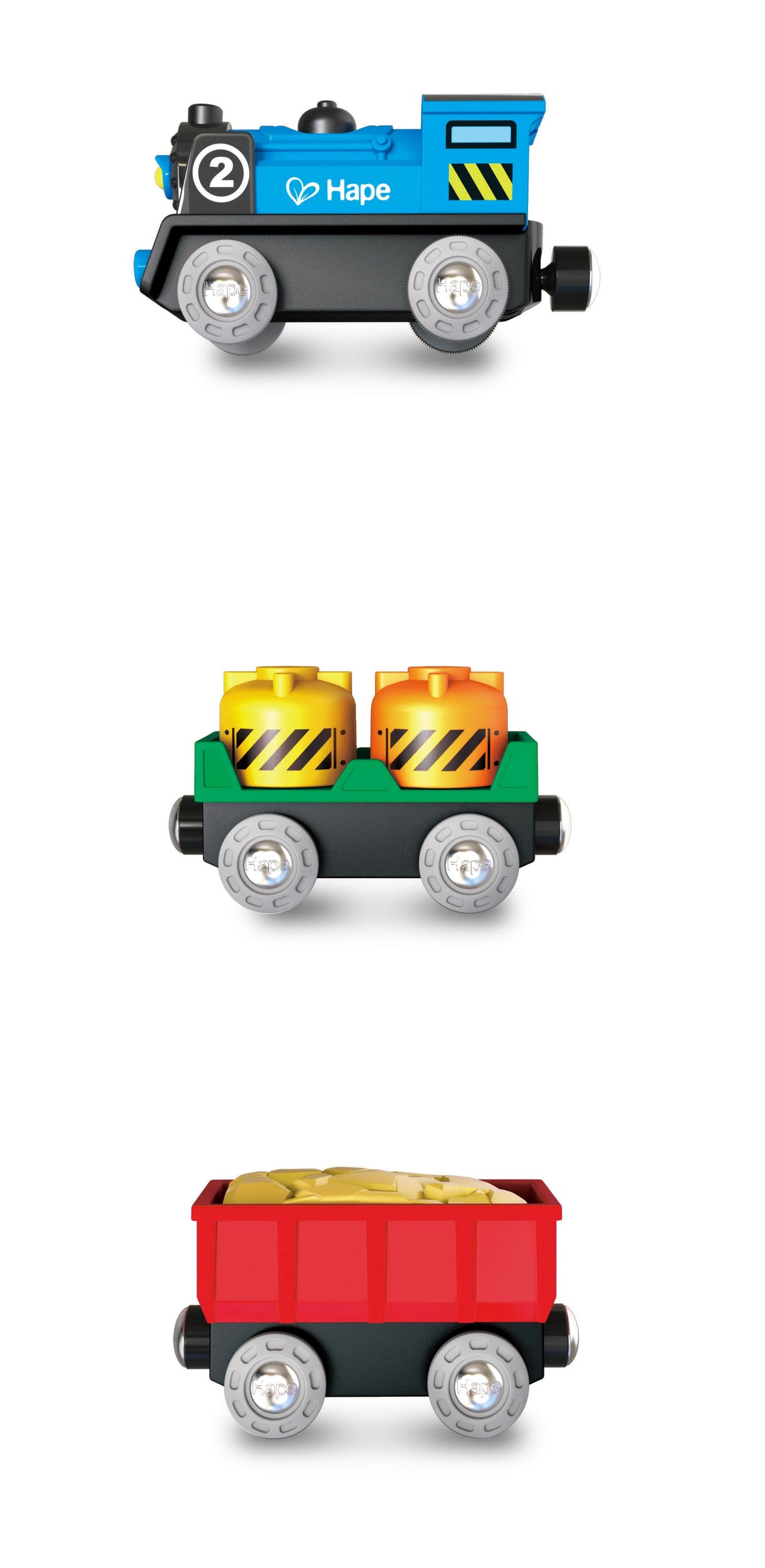 Hape: Battery Powered Rolling-Stock Set