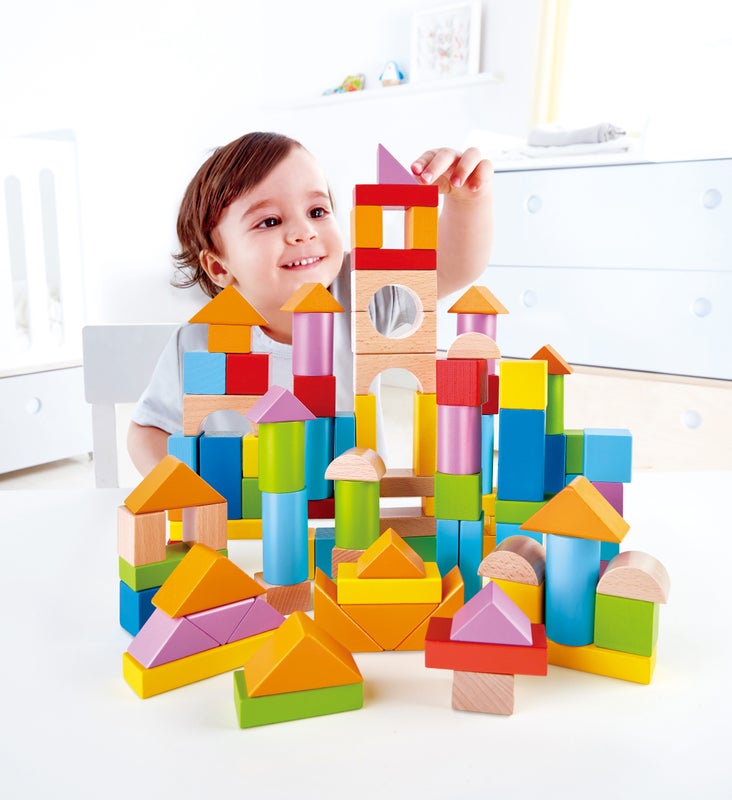 Hape: 101 Beech Blocks