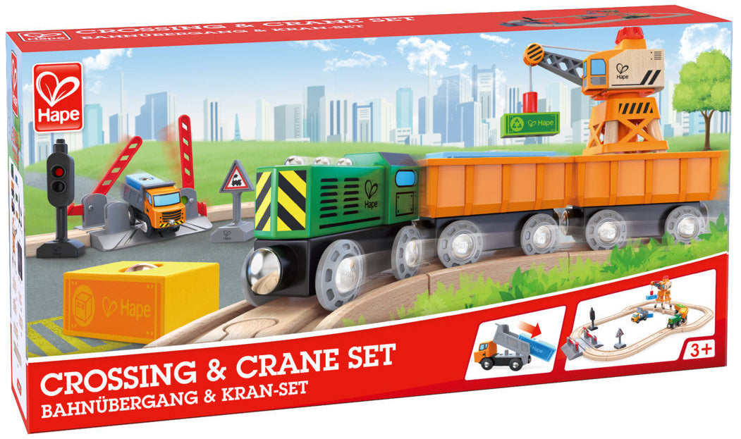 Hape: Crossing & Crane Set