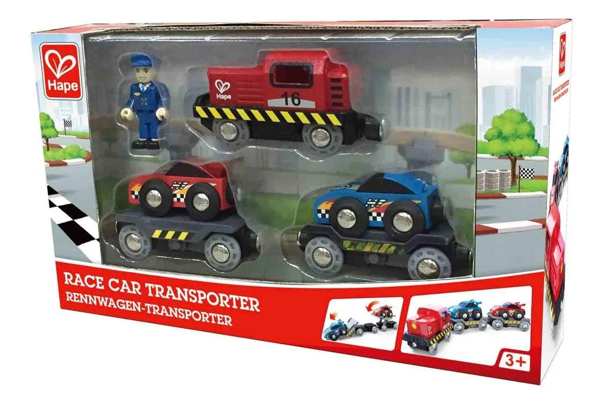 Hape: Race Car Transporter