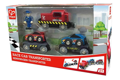 Hape: Race Car Transporter