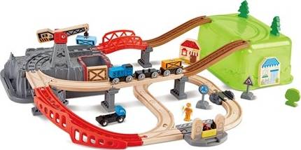 Hape: Railway Bucket-Builder-Set