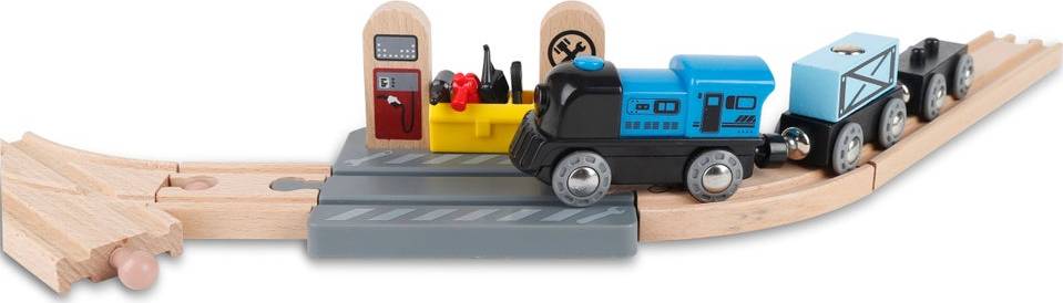 Hape: Railway Bucket-Builder-Set