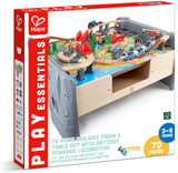 Hape: 70pc Railway Train and Table Set