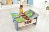 Hape: 70pc Railway Train and Table Set
