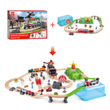 Hape: Countryside Train Bucket Set