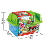 Hape: Countryside Train Bucket Set