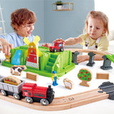 Hape: Countryside Train Bucket Set