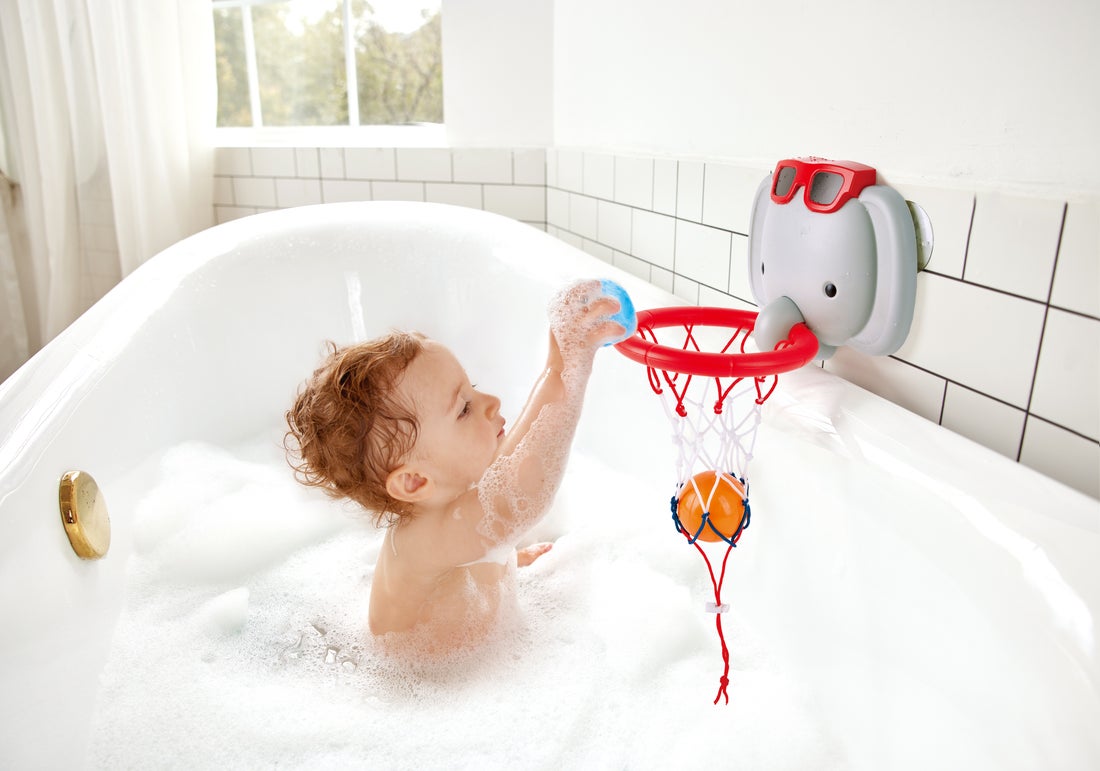 Hape: Bath Time Basketball Elephant Pal
