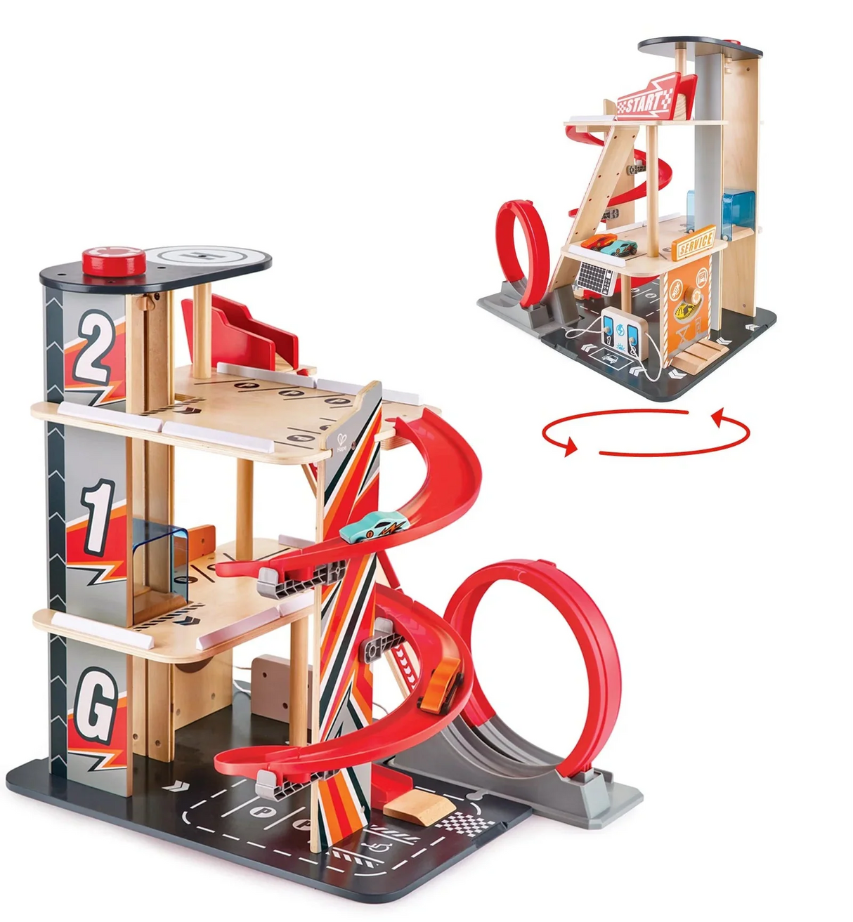 Hape: Gearhead Stunt Garage