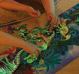 Hape: 200pc Dinosaur Puzzle Glowing 1.5m