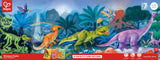 Hape: 200pc Dinosaur Puzzle Glowing 1.5m