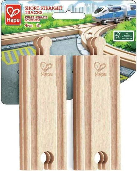 Hape: Track 4pcs Short Straight