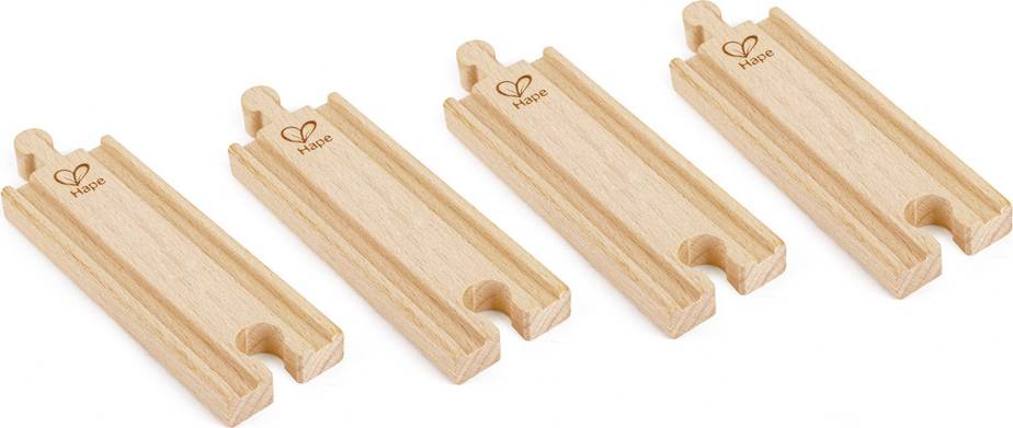 Hape: Track 4pcs Short Straight