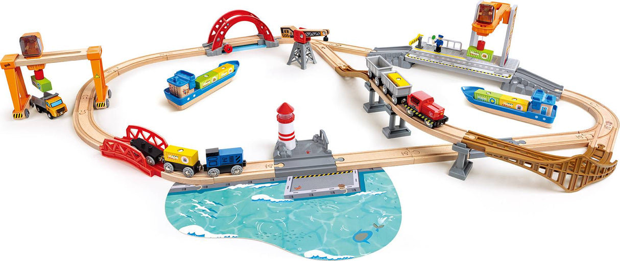 Hape: Sea & Rail Cargo Transportation Set