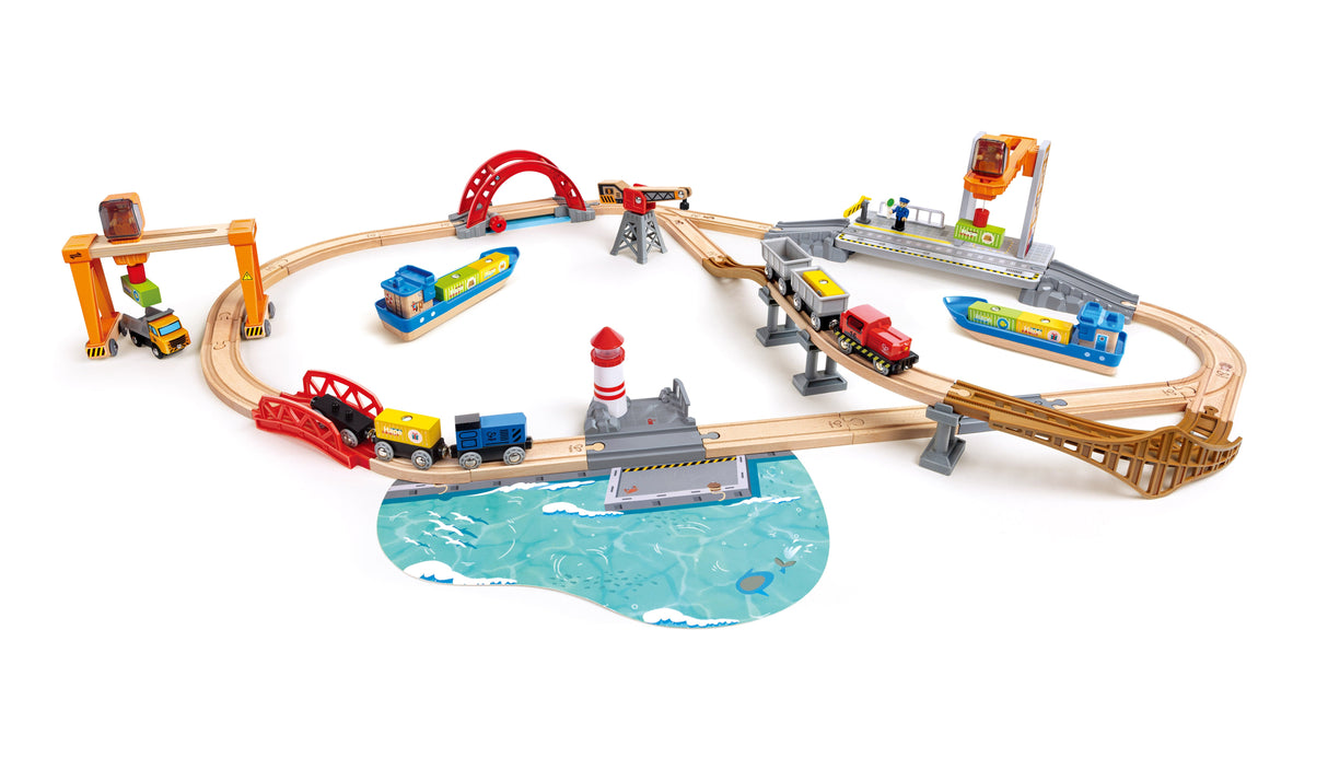 Hape: Lift & Load Harbour Set