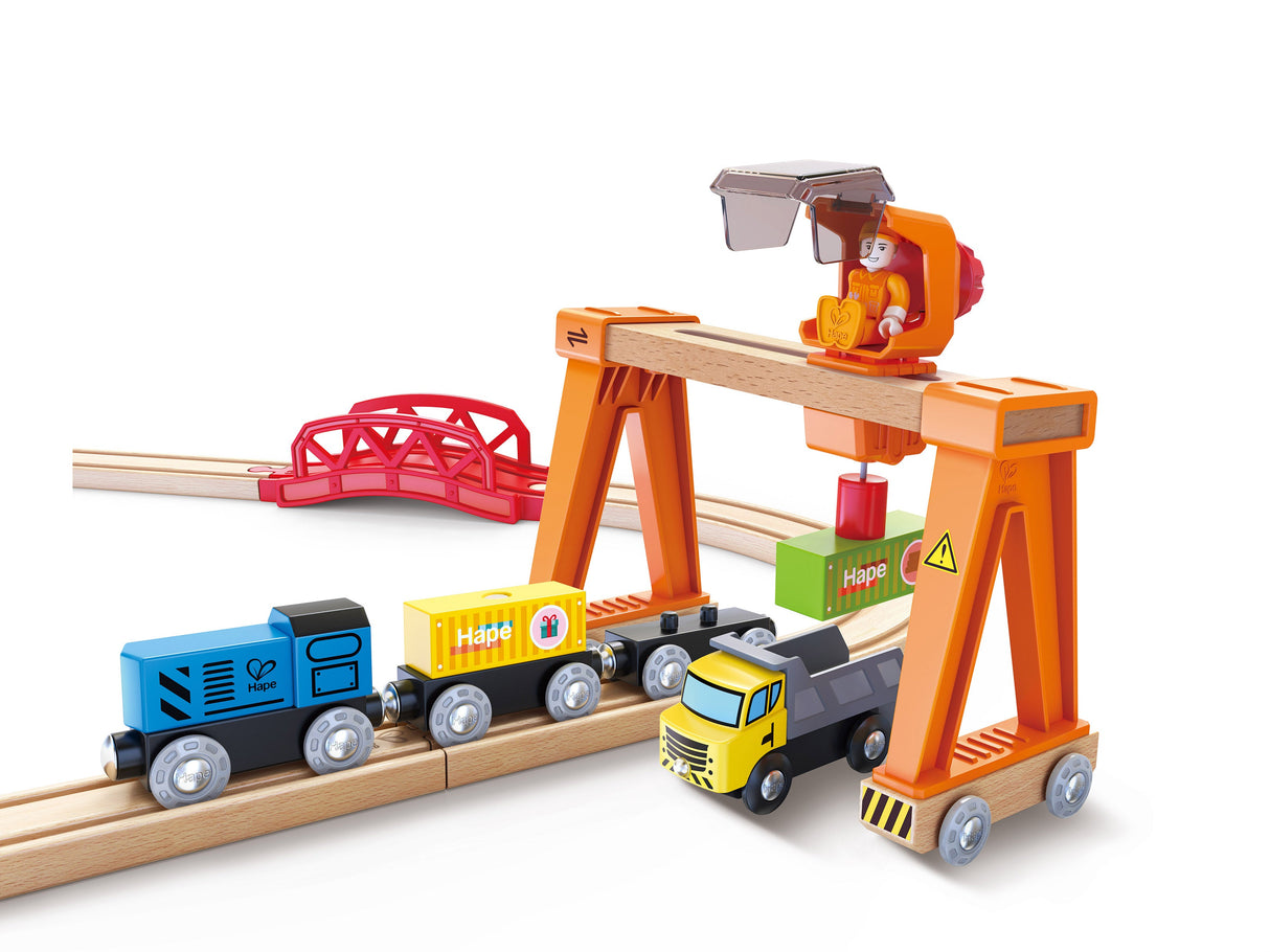 Hape: Lift & Load Harbour Set