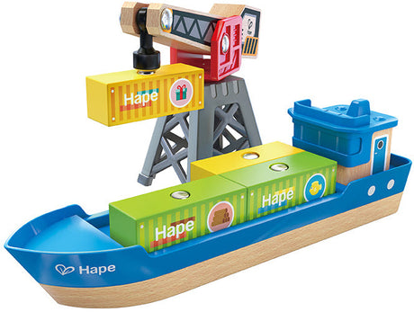 Hape: Cargo Ship & Crane