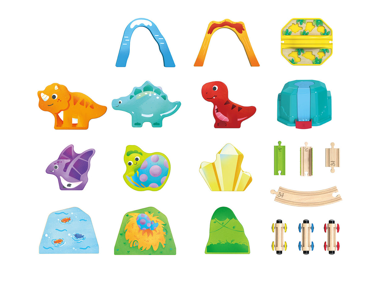Hape: Dinosaur Train Bucket Set