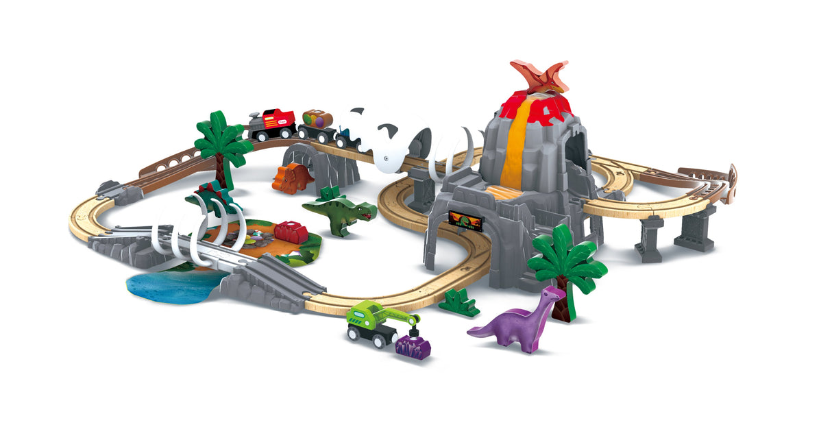 Hape: Dino Railway Adventure Set