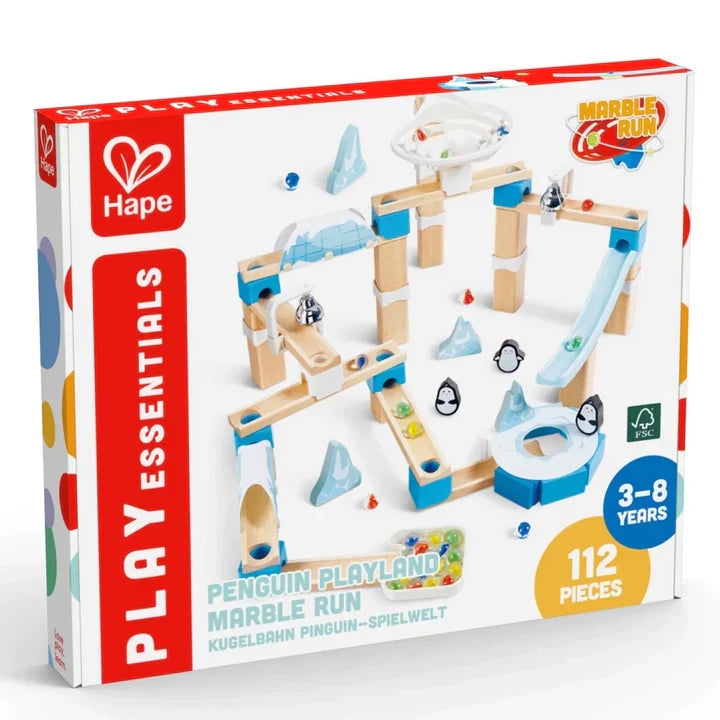 Hape: Play Essentials Penguin Playground Marble Run