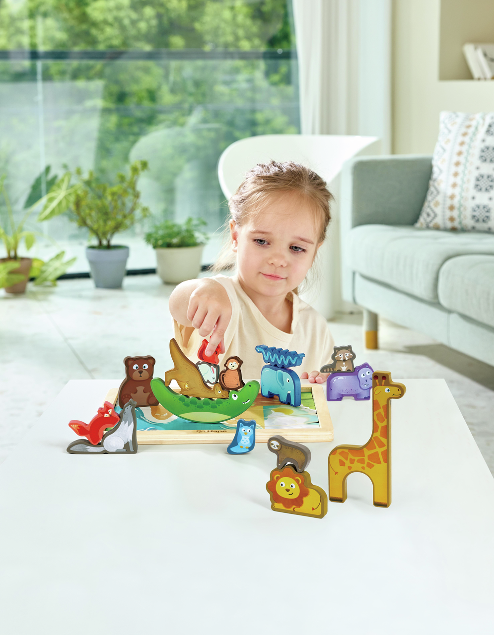 Hape: Animal Kingdom Puzzle - 22 pieces