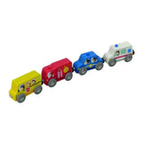 Hape: Play Essentials Colourful Vehicles Fleet