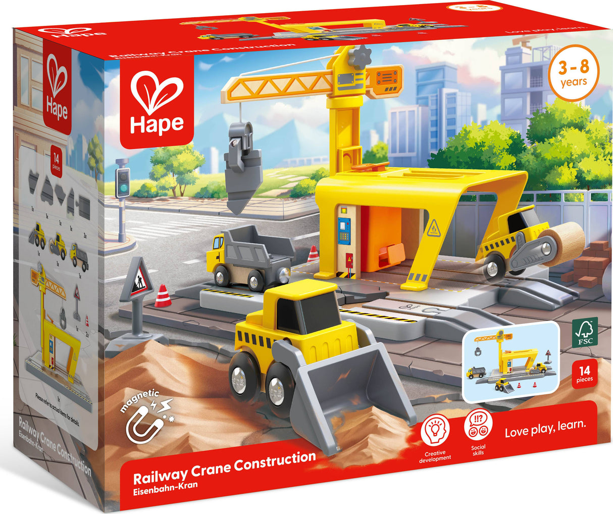 Hape: Railway Crane Construction