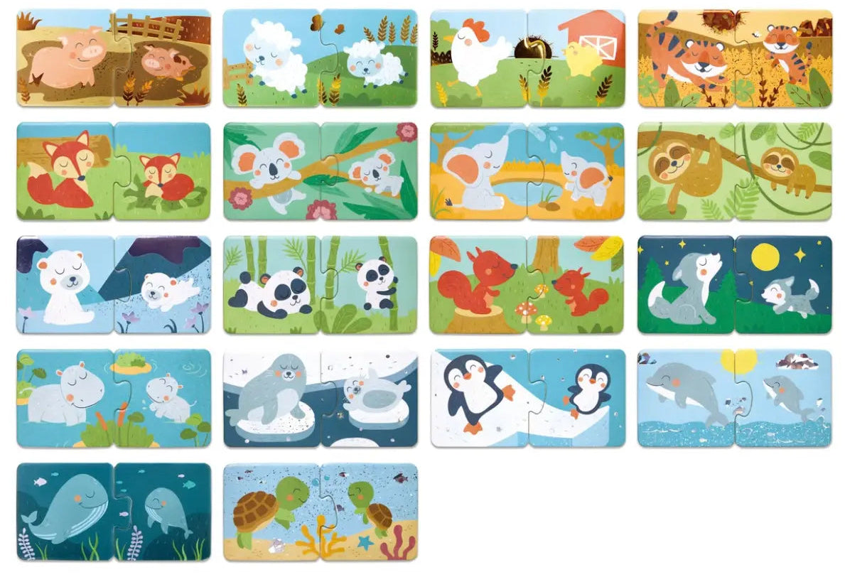 Hape: Animal Family Pairing Puzzles