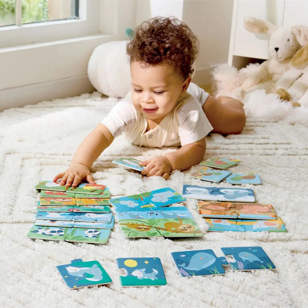 Hape: Animal Family Pairing Puzzles