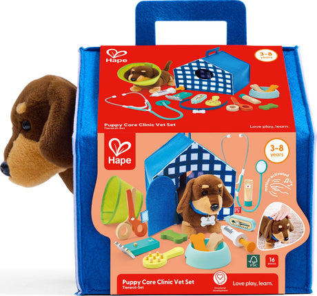 Hape: Puppy Care Clinic Vet Set