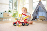 Hape: Siren & Lights Toy Fire Truck