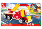 Hape: Siren & Lights Toy Fire Truck