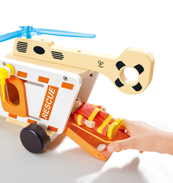 Hape: 'To the Rescue' Helicopter Set