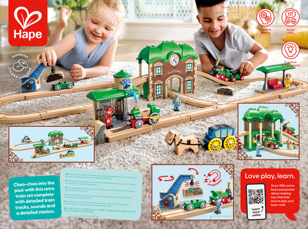 Hape: Old-Timer Train Set