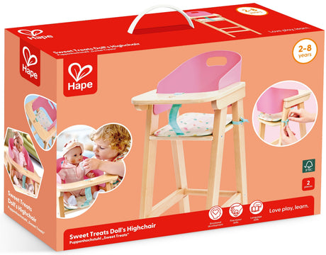 Hape: Sweet Treats Doll's Highchair